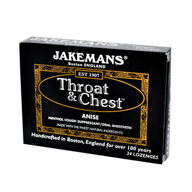 Jakemans Throat and Chest Lozenges Anise (24 Pack)