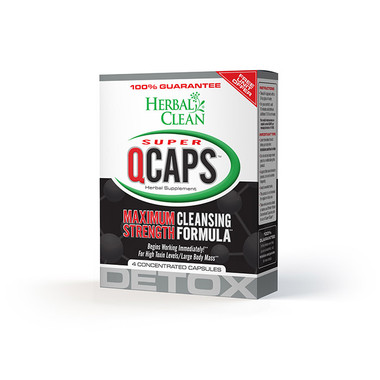 B.N.G. Herbal Clean Super Qcaps Maximum Strength (1x4 Capsules)