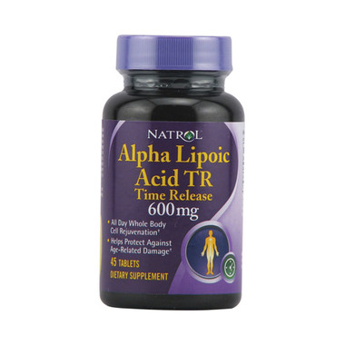 Natrol Alpha Lipoic Acid Time Release 600 mg (1x45 Tablets)
