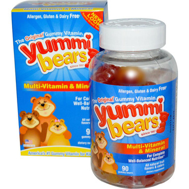 Hero Nutritionals Yummi Bears Multi Vitamin & Mineral (1x90 BEARS)