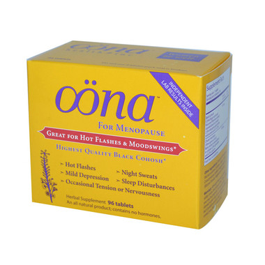 Oona Menopause Herbal Supplement 96 Tablets
