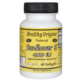 Healthy Origins Sunflower Vitamin E 400 IU (60 Softgels)