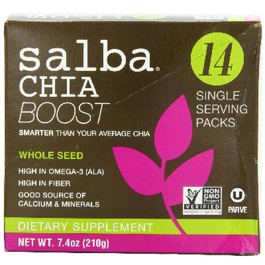 Salba Smart Rt Chia Whole Seeds (14x0.5OZ )