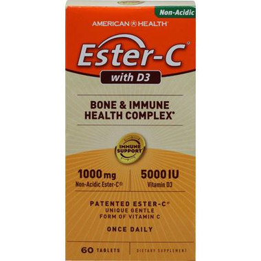 American Health Ester C With D3 (1x60 Tab)