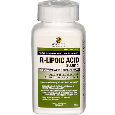 Genceutic Naturals Lipoic Acid 300Mg (1x60CAP )