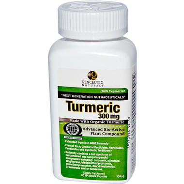 Genceutic Naturals Tumeric 300Mg (1x60CAP )