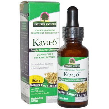Nature's Answer Kava-6 Extract Alcohol Free (1x1 OZ)