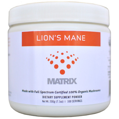 Mushroom Matrix Lions Mane Organic Powder (1x7.4 Oz)