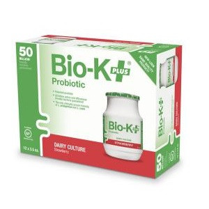 Bio-K+ Acidophilus Strawberry (1x12Pack)