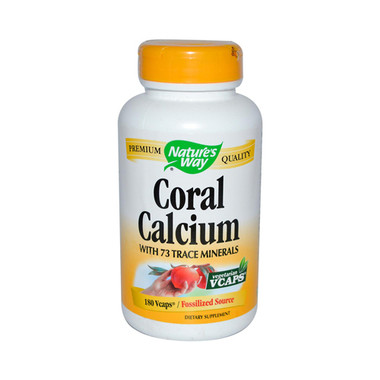 Nature's Way Coral Calcium with 73 Trace Minerals (1x180 Vcaps)
