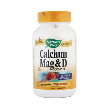 Nature's Way Calcium Mag and D Complex (100 Capsules)