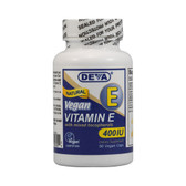 Deva Vegan Vitamin E with Mixed Tocopherols 400 IU (90 Veg Capsules)