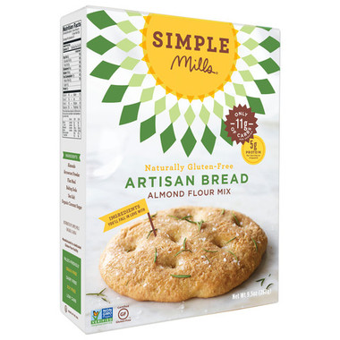 Simple Mills Almond Flour Artisan Bread Mix Gluten Free (6x9.5Oz)