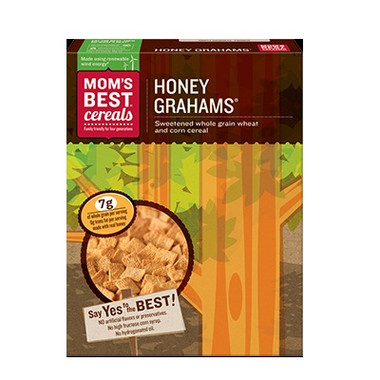 Mom's Best Honey Grahams Cereal (14x17.5Oz)