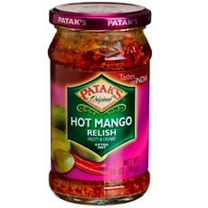 Patak's Hot Mango Relish (6x10Oz)