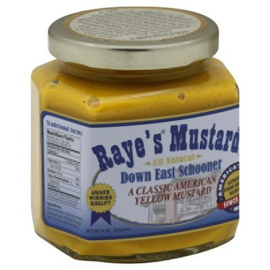 Raye's Schooner Yellow Mustard (6x9Oz)