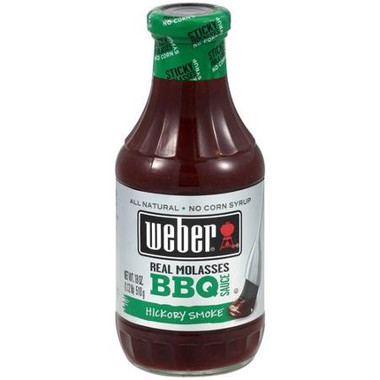 Weber Hickory Smoked BBQ Sauce (6x18Oz)