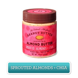 Barney Butter Sprt Almond + Chia (6x10OZ )