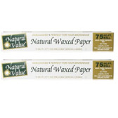 Natural Value Waxed Paper (12x75 FT)