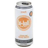 Hiball Sparkling Energy Water Peach (6x4Pack)