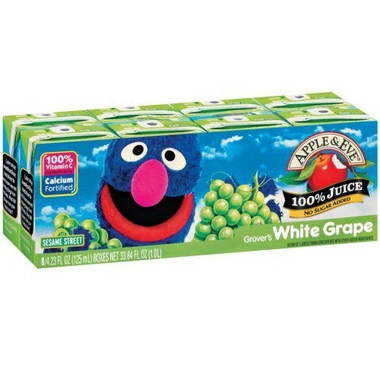 Apple & Eve Grovers Wht Grape Juice (5x8Pack)