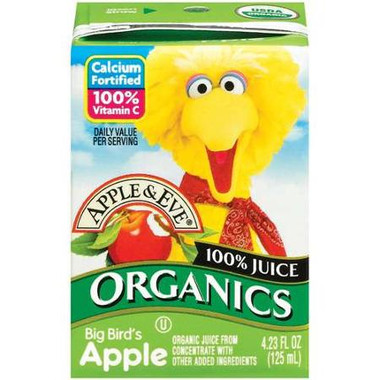 Apple & Eve Og2 Big Bird Apple Juice (9x4Pack)