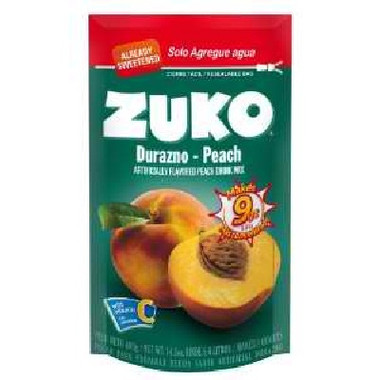 Zuko Peach Drink Mix (12x14.1OZ )