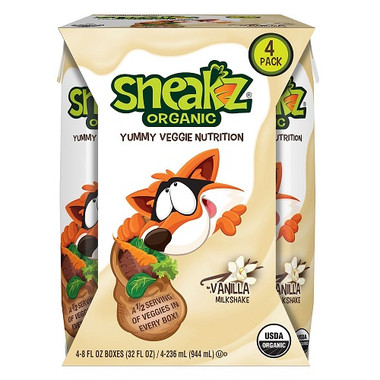Sneakz Organic Vanilla Milkshake (4x4Pack)