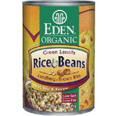 Eden Foods Rice & Lentils Beans (12x15 Oz)
