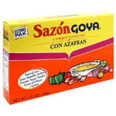 Goya Sazon Azafran (18x3.52Oz)