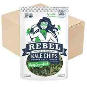 Rebel With A Cause Kale Chips, Sicy Superfood (12x1.3 OZ)