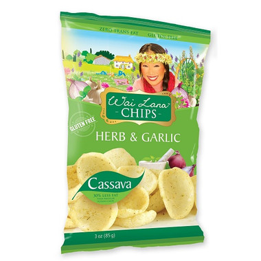 Wai Lana Chips Herb Garlic (40x1Oz)