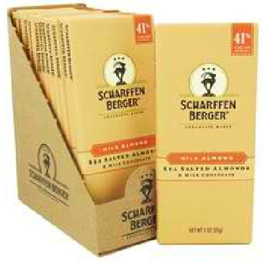 Scharffen Berger Milk Chocolate SeaSalt Al (12x3OZ )