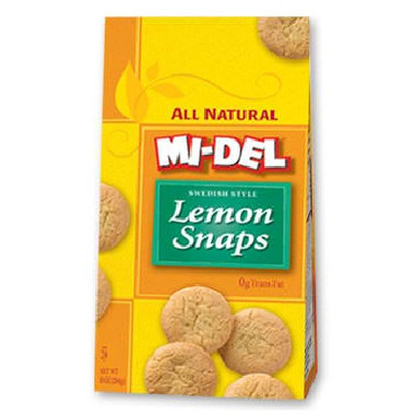 Mi-Del Lemon Snaps (12x10 Oz)