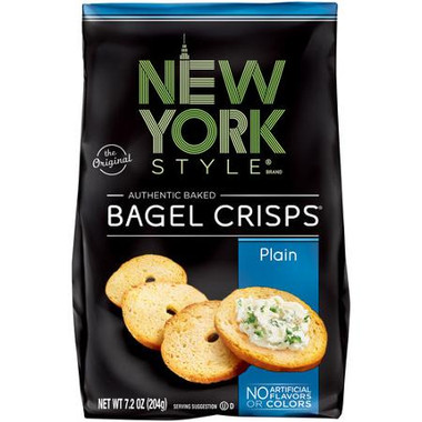 New York Style Bagel Crisp Plain (12x7.2Oz)