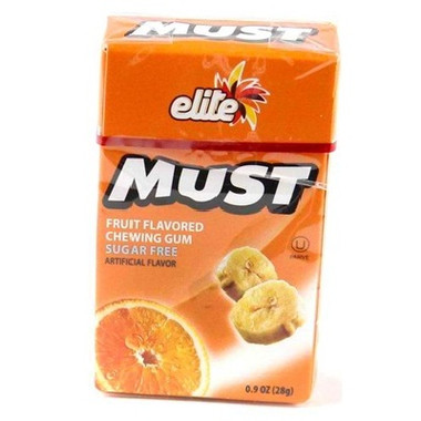 Elite Must Sf Fruit Gum (16x0.9OZ )