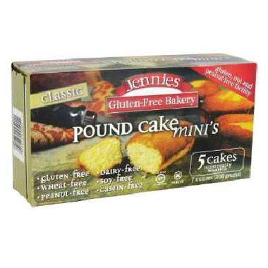 Jennie's Classic Mini Pound Cake Gluten Free (6x7 Oz)
