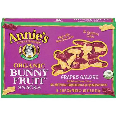 Annie's Homegrown Grapes Galore Fruit Snacks (12x4 Oz)