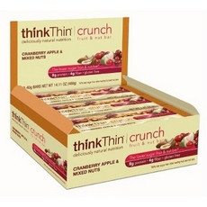 Think Thin Bar Cranberry & Apple Nuts (10x1.41Oz)
