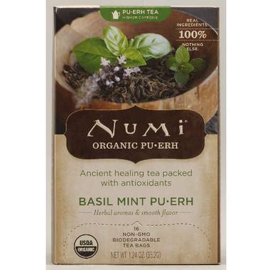 Numi Tea Basil Mint Pu-erh Tea (6x16 Bag)