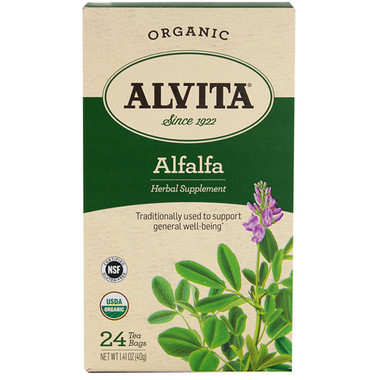 Alvita Tea Organic Alfalfa Herbal (1x24 Bags)