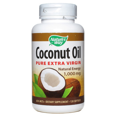 Nature's Way Coconut Oil 1000 mg (120 Softgels)
