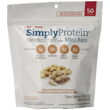 Simply Protein Bar Mini Sweet and Salty Peanut Crunch (6x7 ct)