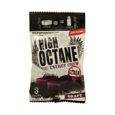 To Go Brands High Octane Energy Chews Grape 3 Chewables (12x3 Count)