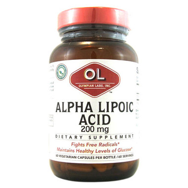 Olympian Labs Alpha Lipoic Coenzyme Q10 200 mg (60 Veg Capsules)