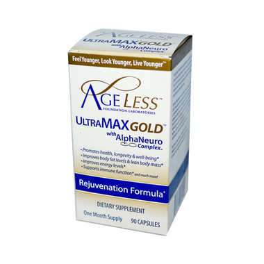 Ageless Foundation UltraMAX Gold With AlphaNeuro Complex (90 Capsules)