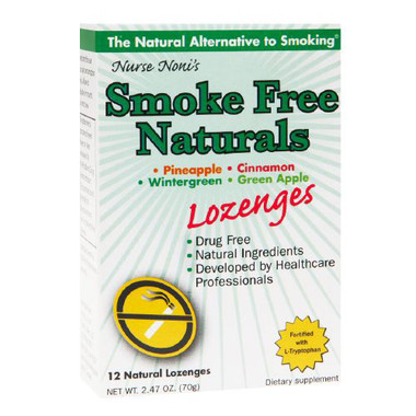 Three Lollies Smoke Free Natural Lozenges 12 Count