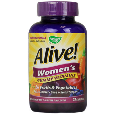 Nature's Way Alive! Women's Energy Gummy Multi-Vitamins (75 Chewables)
