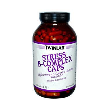 Twinlab Stress B-Complex Caps (1x250 Capsules)