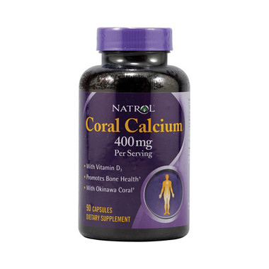 Natrol Coral Calcium 400 mg (90 Capsules)